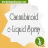Cannabinoid C-Liquid Spray On Paper